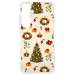 Christmas Pattern, Pattern, Christmas, Trees Samsung Galaxy S24 Ultra 6 9 Inch Tpu Uv Case