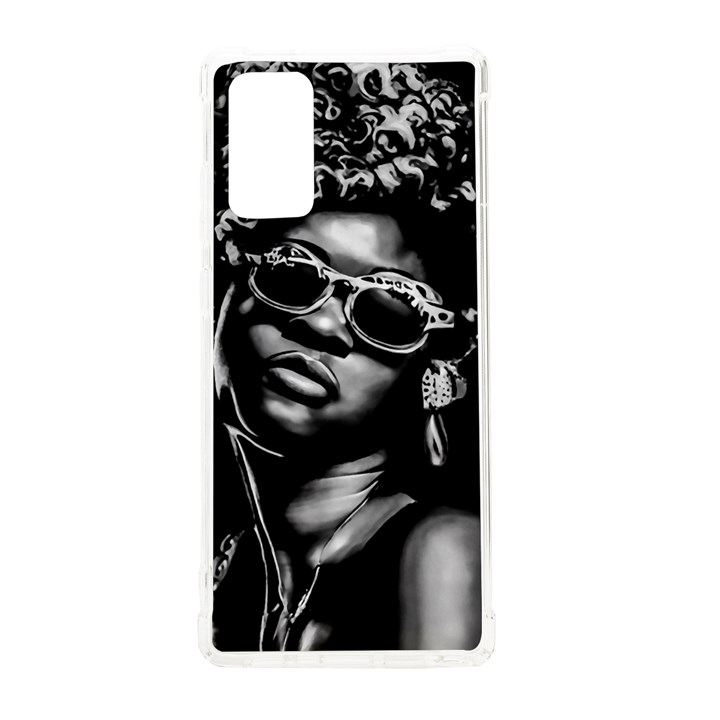 Afro Beauty Woman Portrait (AI+Human) Samsung Galaxy Note 20 TPU UV Case