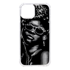 Afro Beauty Woman Portrait (ai+human) Iphone 14 Tpu Uv Print Case