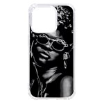 Afro Beauty Woman Portrait (AI+Human) iPhone 14 Pro TPU UV Print Case Front