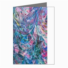 Saturday Straight Blue  Greeting Cards (pkg Of 8)