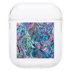 Saturday Straight Blue  Soft Tpu Airpods 1/2 Case by kaleidomarblingart