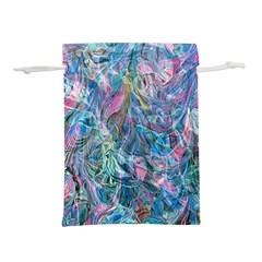 Saturday Straight Blue  Lightweight Drawstring Pouch (s) by kaleidomarblingart