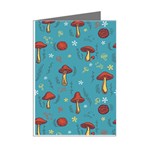 Whimsical Mushroom pattern Mini Greeting Cards (Pkg of 8) Right