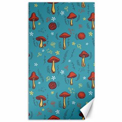 Whimsical Mushroom Pattern Canvas 40  X 72 