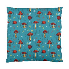 Whimsical Mushroom Pattern Standard Cushion Case (two Sides) by Drawde