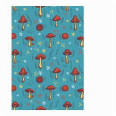 Whimsical Mushroom Pattern Small Garden Flag (two Sides) by Drawde