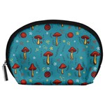 Whimsical Mushroom pattern Accessory Pouch (Large) Front