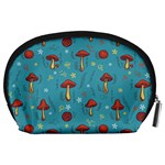 Whimsical Mushroom pattern Accessory Pouch (Large) Back