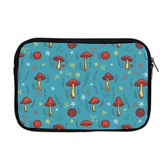 Whimsical Mushroom Pattern Apple Macbook Pro 17  Zipper Case by Drawde