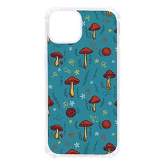 Whimsical Mushroom Pattern Iphone 13 Tpu Uv Print Case