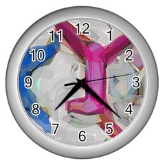 900 Luciano 897116 60697 V1 V1 Wall Clock (silver) by Lucianodenobrega