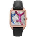 900 Luciano 897116 60697 V1 V1 Rose Gold Leather Watch  Front