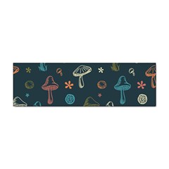 Whimsical Mushrooms pattern Sticker (Bumper)