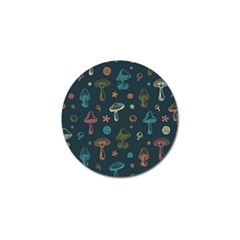 Whimsical Mushrooms pattern Golf Ball Marker (4 pack)