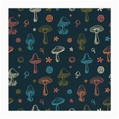 Whimsical Mushrooms pattern Medium Glasses Cloth