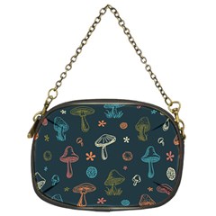 Whimsical Mushrooms Pattern Chain Purse (two Sides) by Drawde