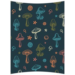 Whimsical Mushrooms Pattern Back Support Cushion by Drawde