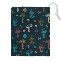 Whimsical Mushrooms pattern Drawstring Pouch (4XL)