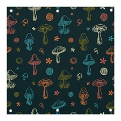 Whimsical Mushrooms Pattern Banner And Sign 3  X 3  by Drawde