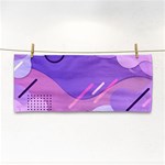 Colorful Labstract Wallpaper Theme Hand Towel Front