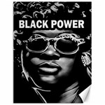 Black Power Afro Beauty Woman Portrait (AI+Human) Canvas 12  x 16  11.86 x15.41  Canvas - 1