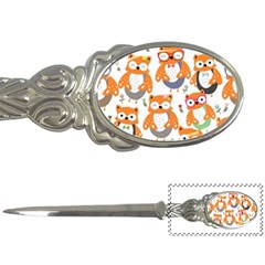 Cute Colorful Owl Cartoon Seamless Pattern Letter Opener by Apen