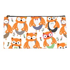 Cute Colorful Owl Cartoon Seamless Pattern Pencil Case by Apen