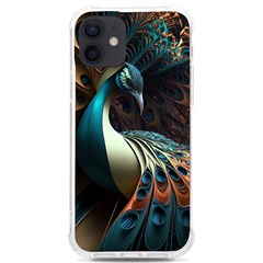 Colorful Peacock Bird Feathers Iphone 12/12 Pro Tpu Uv Print Case by Apen