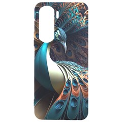 Colorful Peacock Bird Feathers Samsung Galaxy S24 Plus 6 7 Inch Black Tpu Uv Case by Apen