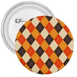 Halloween Argyle Pattern  3  Buttons Front