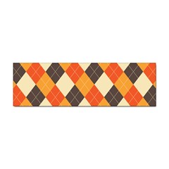 Halloween Argyle Pattern  Sticker (bumper) by Safari