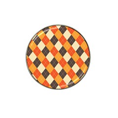 Halloween Argyle Pattern  Hat Clip Ball Marker (10 Pack) by Safari