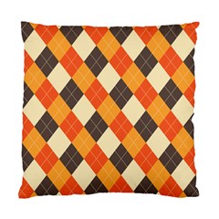 Halloween Argyle Pattern  Standard Cushion Case (two Sides) by Safari