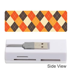 Halloween Argyle Pattern  Memory Card Reader (stick) by Safari