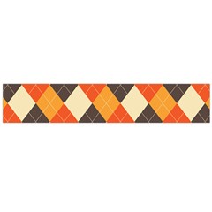 Halloween Argyle Pattern  Large Premium Plush Fleece Scarf 