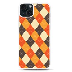 Halloween Argyle Pattern  Iphone 15 Tpu Uv Print Case by Safari