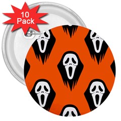 Halloween Party  3  Buttons (10 Pack)  by Safari