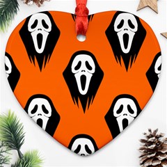 Halloween Party  Heart Ornament (two Sides)