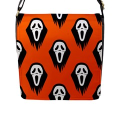 Halloween Party  Flap Closure Messenger Bag (l) by Safari