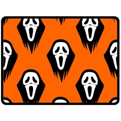 Halloween Party  Two Sides Fleece Blanket (large) by Safari