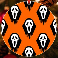 Halloween Party  Uv Print Acrylic Ornament Round by Safari