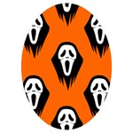 Halloween party  UV Print Acrylic Ornament Oval Front