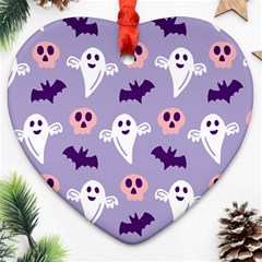 Boo Crew Halloween Season Ornament (heart)