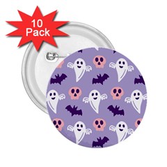 Boo Crew Halloween Season 2 25  Buttons (10 Pack)  by Safari