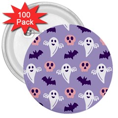 Boo Crew Halloween Season 3  Buttons (100 Pack)  by Safari