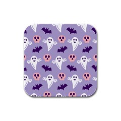 Boo Crew Halloween Season Rubber Square Coaster (4 Pack) by Safari