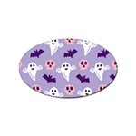 Boo crew halloween season Sticker Oval (10 pack) Front