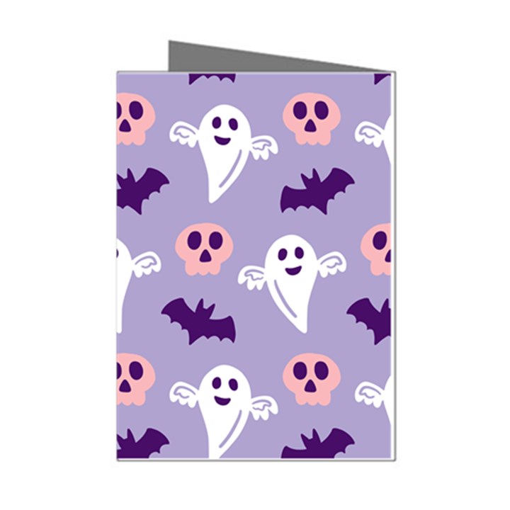 Boo crew halloween season Mini Greeting Cards (Pkg of 8)