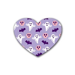 Boo Crew Halloween Season Rubber Coaster (heart) by Safari